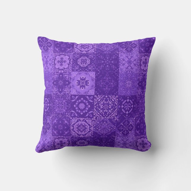 Ube Halaya Paars Kussen (Achterkant)