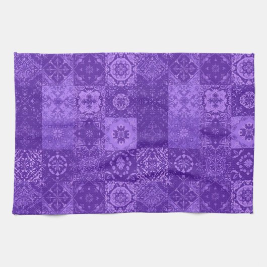 Ube Halaya Paars Theedoek (Horizontaal)