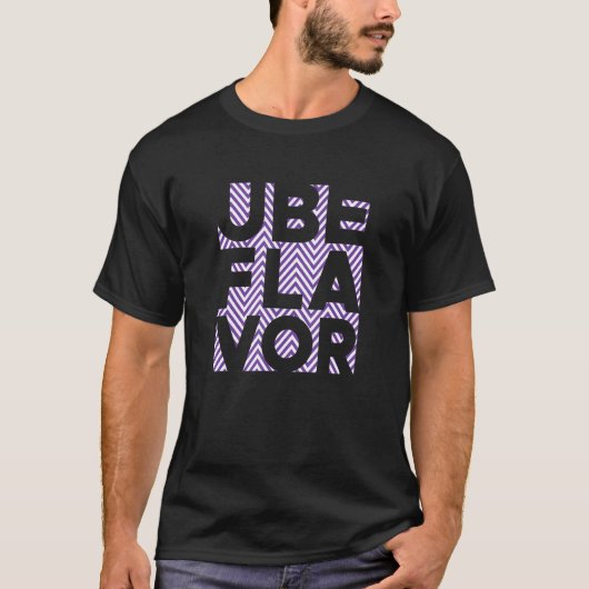 Ube Smaak Filippijnse Yam Filippijnse Voedsel T-shirt (Voorkant)