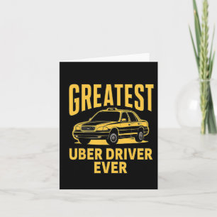 Uber-chauffeur ooit Uber-chauffeur grappig 3 Kaart