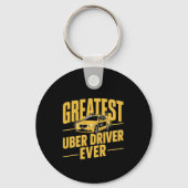 Uber Driver Ever Uber Driver Grappig 1 Sleutelhanger (Voorkant)