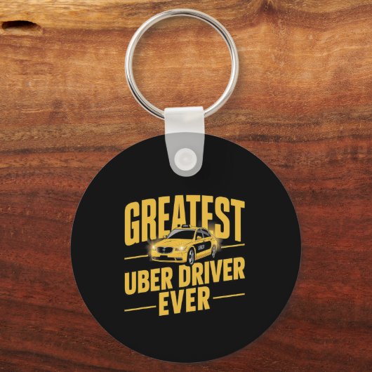Uber Driver Ever Uber Driver Grappig 1 Sleutelhanger (Voorkant)
