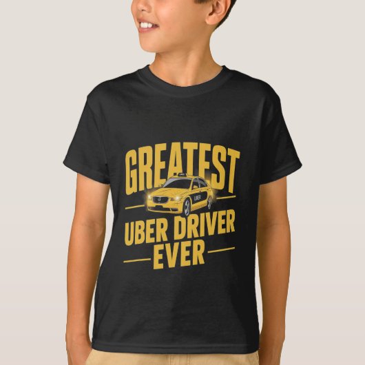 Uber Driver Ever Uber Driver Grappig 1 T-shirt (Voorkant)