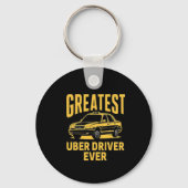 Uber Driver Ever Uber Driver Grappig 3 Sleutelhanger (Voorkant)