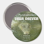 UBER DRIVER U ziet er heerlijk uit als een grote m Magneet (Voorkant / Achterkant)