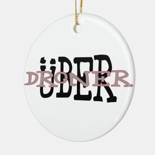 Uber Droner Keramisch Ornament (Links)