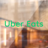 Uber eet bezorger venster sticker (Vel 2)