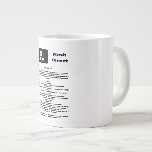 Uber Flash Direct Diretrizes Grote Koffiekop (Voorkant rechts)
