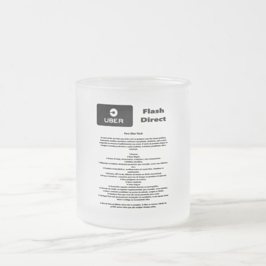 Uber Flash Direct Diretrizes Matglas Koffiemok (Center)