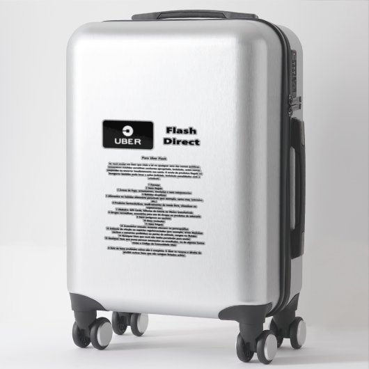 Uber Flash Direct Diretrizes Sticker (Koffer)