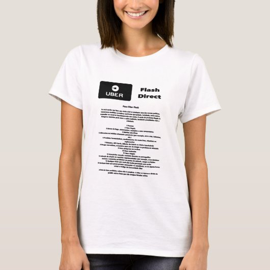 Uber Flash Direct Diretrizes T-shirt (Voorkant)