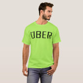 Uber overhemden in verschillende kleuren voor driv t-shirt (Voorkant volledig)
