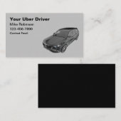 Uber Ride Hailing Luxe Visitekaartjes (Voorkant / Achterkant)