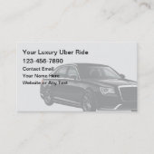 Uber Rite Verplaatsingsdienst Visitekaartje (Voorkant)