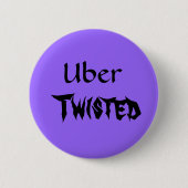 Uber, Twisted Ronde Button 5,7 Cm (Voorkant)