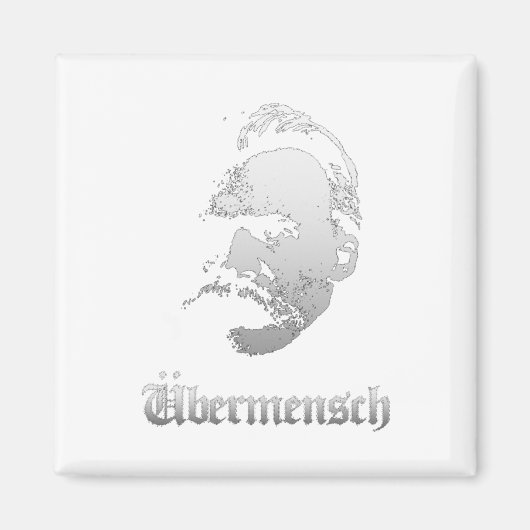 Übermensch – Friedrich Nietzsche Beste Duitse Filo Magneet (Voorkant)