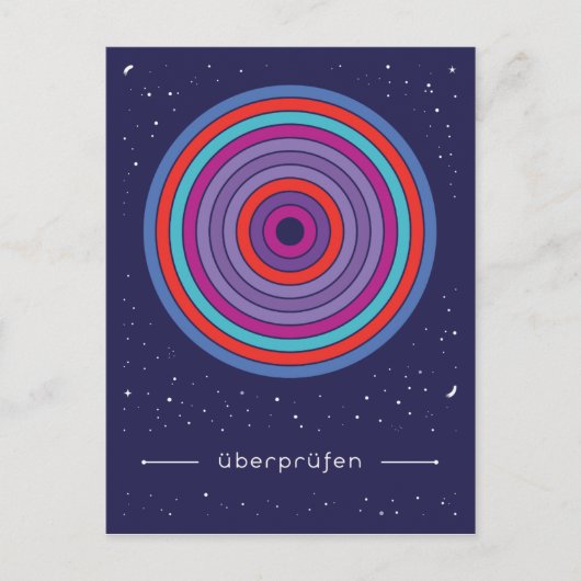 überprüfen briefkaart (Voorkant)