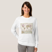 Ubersicht der Erde - Overzicht van de Earth Map T-shirt (Voorkant volledig)