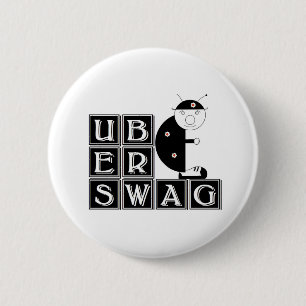 Uberswag ladybird Bernie Ronde Button 5,7 Cm