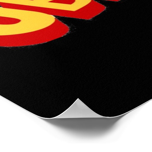 Uberweiss wasmiddel TV show grappig extra Poster (Hoek)