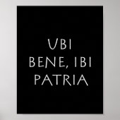 Ubi bene ibi patria poster (Voorkant)