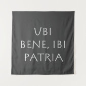 Ubi bene ibi patria wandkleed (Voorkant)