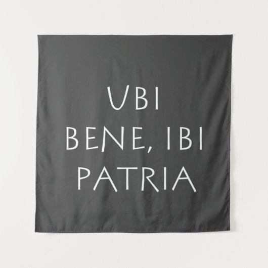 Ubi bene ibi patria wandkleed (Voorkant)