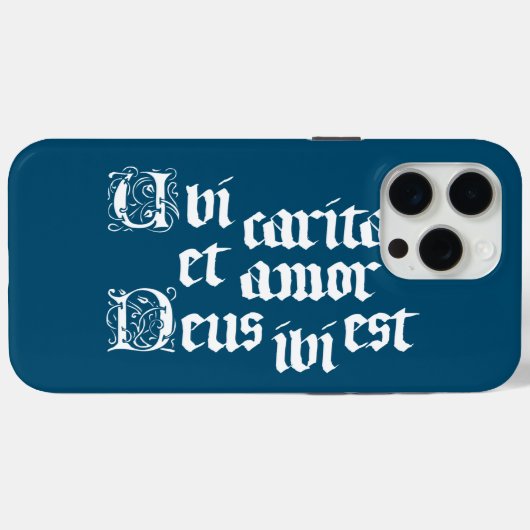 Ubi Caritas Case-Mate iPhone Case (Achterkant (horizontaal))