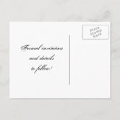 Ubi Caritas et Amor Wedding Save the Date Sjabloon (Achterkant)