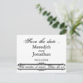 Ubi Caritas et Amor Wedding Save the Date Sjabloon (Staand voorkant)