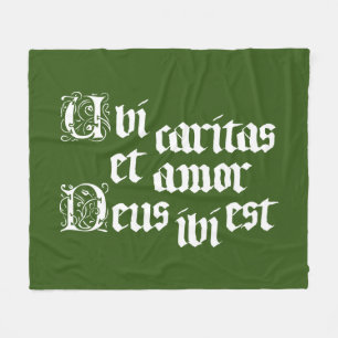 Ubi Caritas Fleece Deken