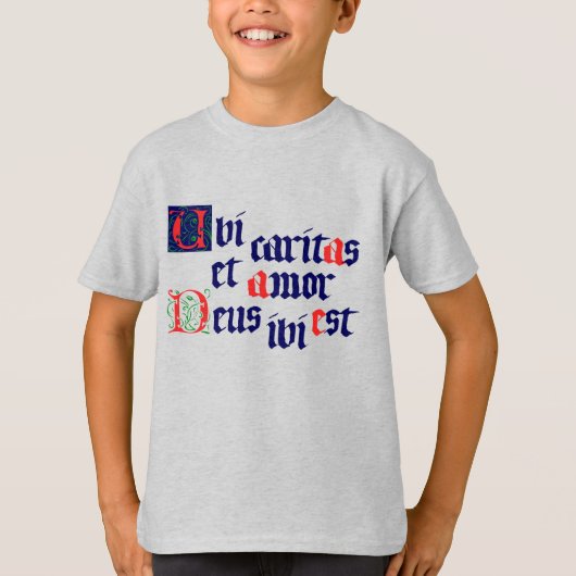 Ubi Caritas T-shirt (Voorkant)