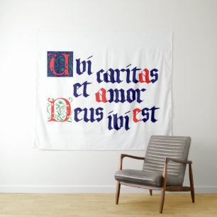 Ubi Caritas Wandkleed