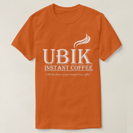 Ubik Instant Coffee T-shirt (Design voorkant)
