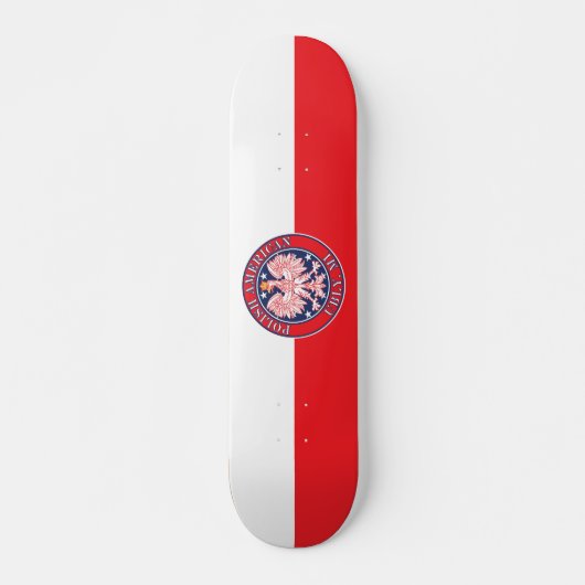 Ubly Michigan Polish Persoonlijk Skateboard (Voorkant)