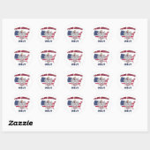 Ubly Michigan Polish Ronde Sticker (Vel)