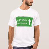 Ubon Ratchathani Ahead ⚠ Thai Traffic Sign ⚠ T-shirt (Voorkant)