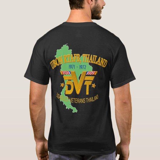 Ubon RTAFB, Thailand Veterans T-Shirt (Achterkant)