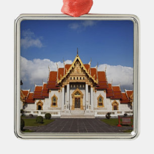Ubosot-hal of Bot, Wat Benchamabophit, Bangkok, Metalen Ornament