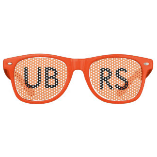 UBRS Party Shades! ORANGE Retro Zonnebril