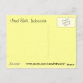 Ubud Bali Briefkaart (Achterkant)