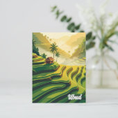 Ubud Bali Indonesië Reizen Briefkaart (Staand voorkant)