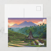 Ubud Bali Indonesië Reizen Briefkaart (Voorkant / Achterkant)