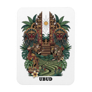 Ubud Bali Indonesië Reizen Magneet