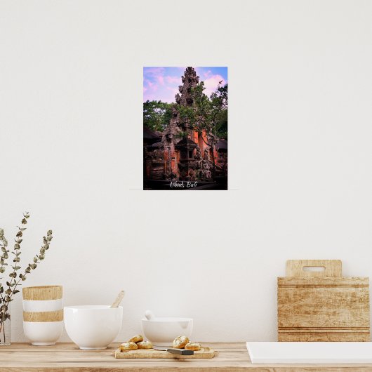 Ubud Bali Poster (Keuken)