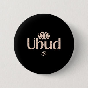 Ubud Li Om Spirituele Lotus Reis Meditatie Yoga Ronde Button 5,7 Cm