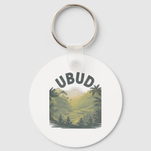 Ubud Li Rijstvelden Jungle Meditatie Yoga  Sleutelhanger