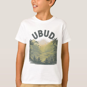 Ubud Li Rijstvelden Jungle Meditatie Yoga  T-shirt