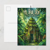 Ubud Monkey Forest Indonesia Briefkaart (Voorkant / Achterkant)
