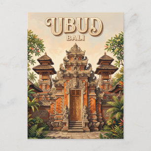 Ubud Paleis Indonesië Briefkaart